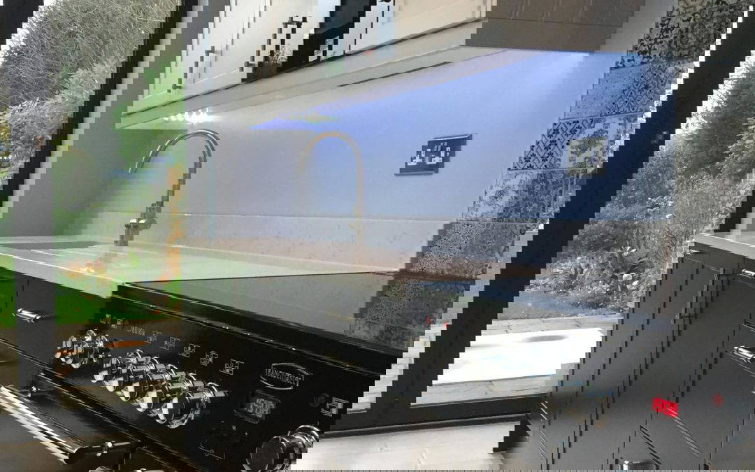 Hot tap filter tap to new kitchen Oakhill Road Ashtead