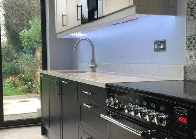 Hot tap filter tap to new kitchen Oakhill Road Ashtead