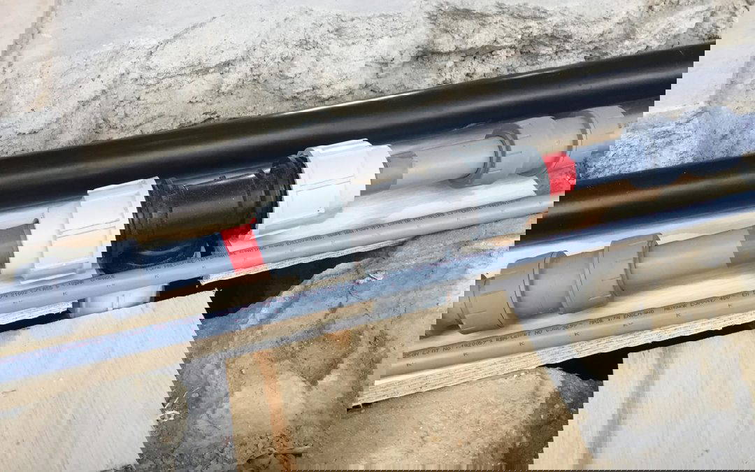 Water main repairs relocate kitchen services Quarry Gardens Leatherhead